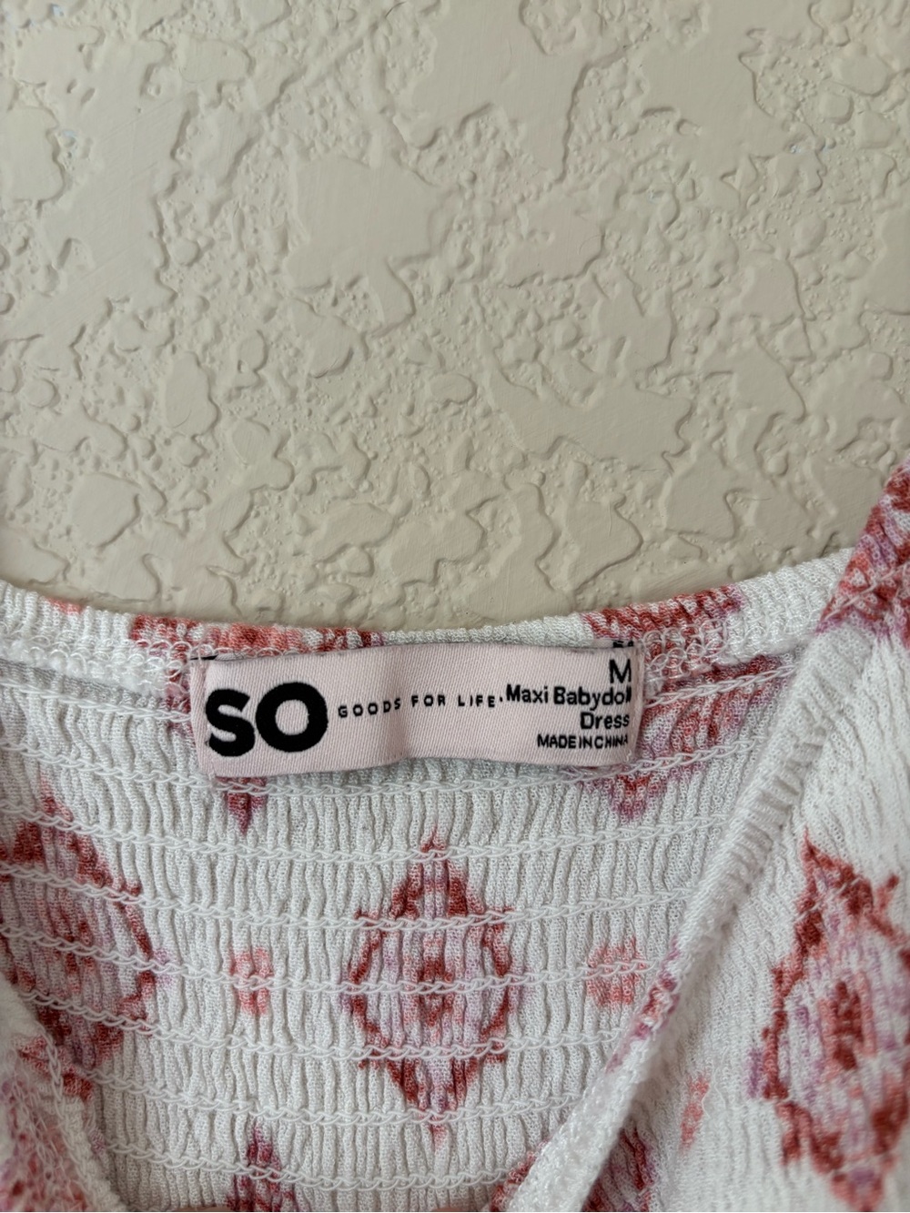 SO® Smocked Tiered Maxi Dress Juniors size M - Picture 4 of 7